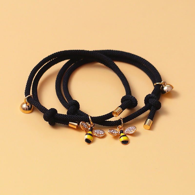 Couple Magnetic Heart Bracelets