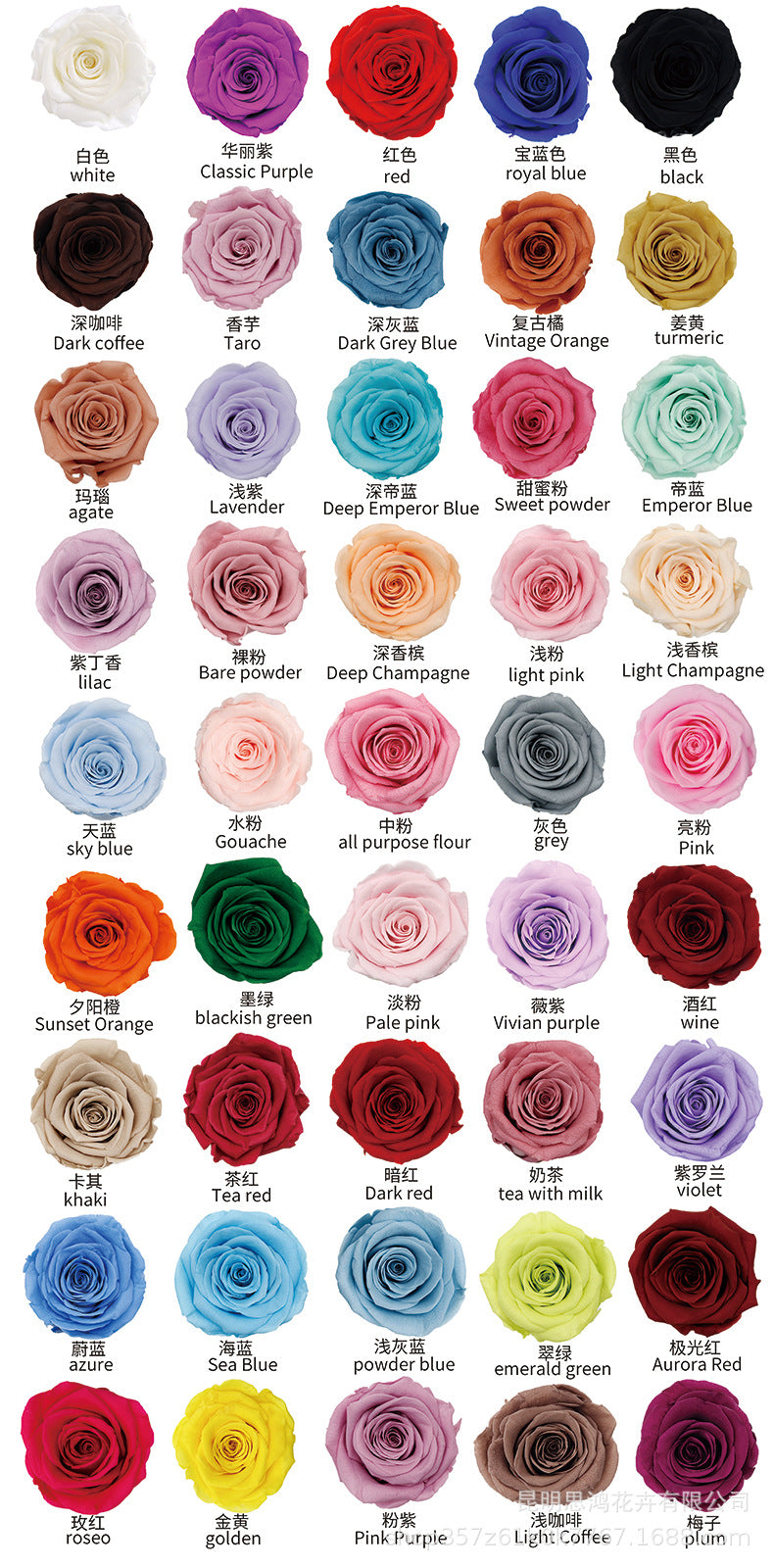 Preserved Flower Jewelry Box with Necklace