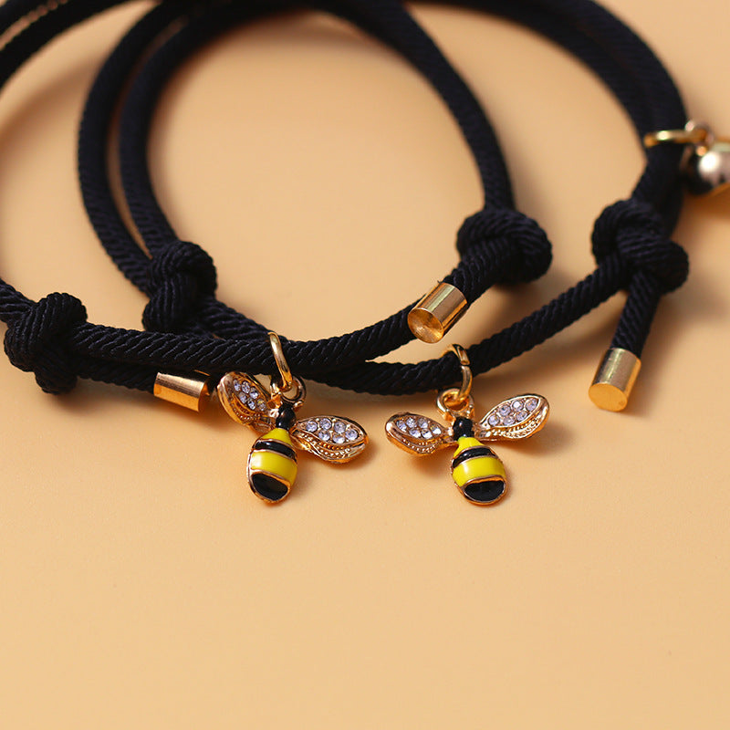 Couple Magnetic Heart Bracelets