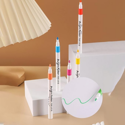 12/24/36/48/60/80 pcs Children Acrylic Marker Set