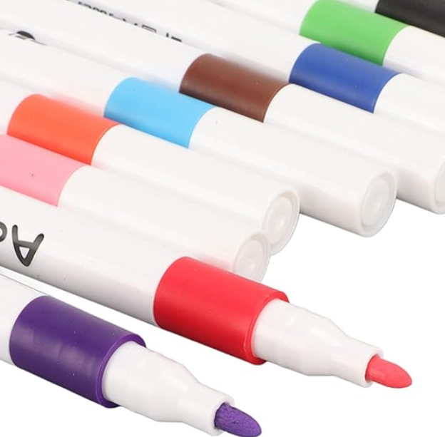 12/24/36/48/60/80 pcs Children Acrylic Marker Set