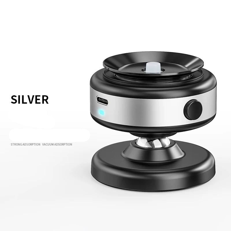Rotatable Car Magnetic Phone Holder Silver