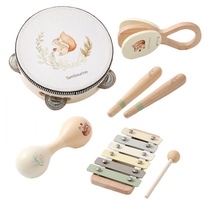 Wooden Musical Instruments Toy set