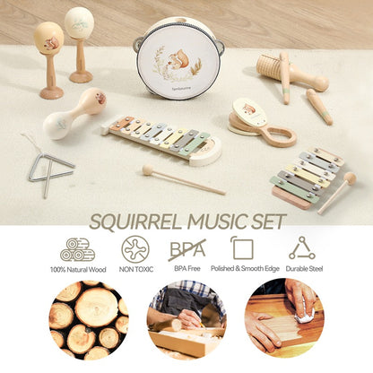 Wooden Musical Instruments Toy set