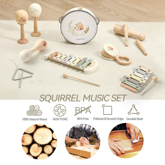Wooden Musical Instruments Toy set