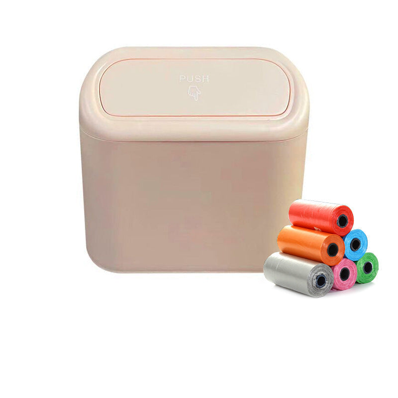 Car Trash Bin Pink with trash bags