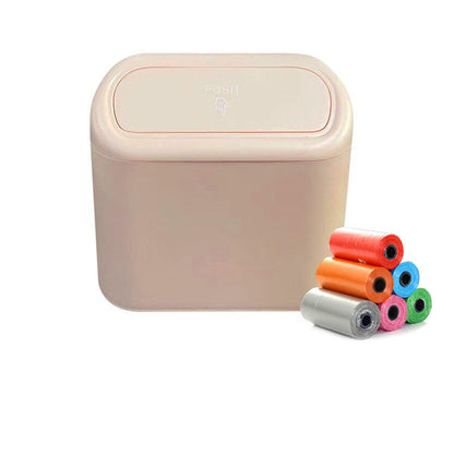 Car Trash Bin Pink with trash bags