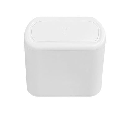Car Trash Bin White
