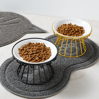 Raised Ceramic Bowl for Cats