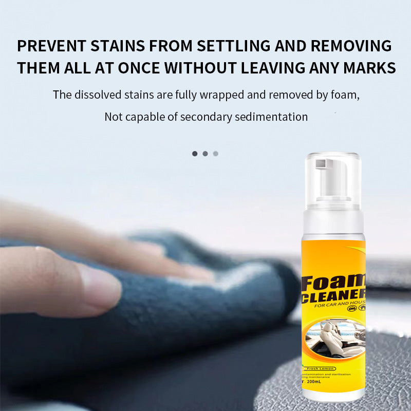 Multi-functional foam cleaner for car and house
