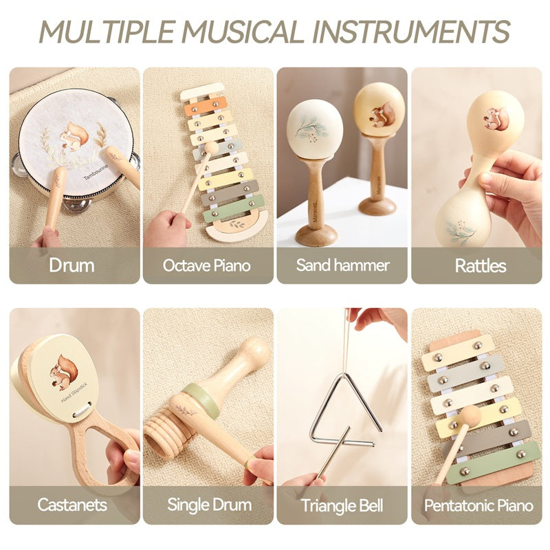 Wooden Musical Instruments Toy set