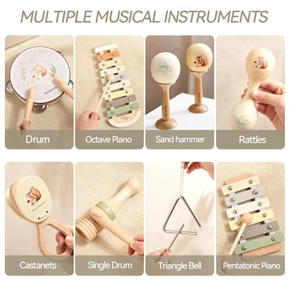 Wooden Musical Instruments Toy set