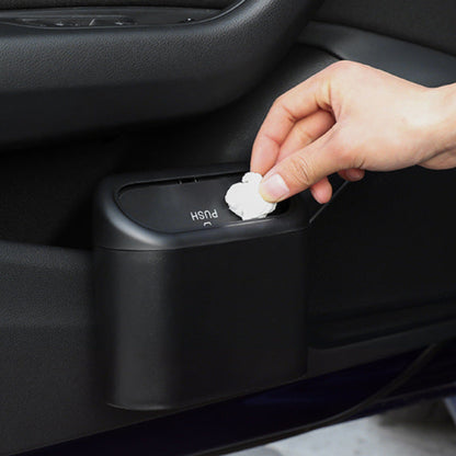 Car Trash Bin in use