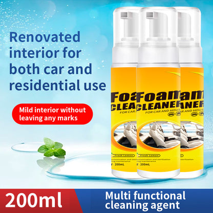 Multi-functional foam cleaner for car and house