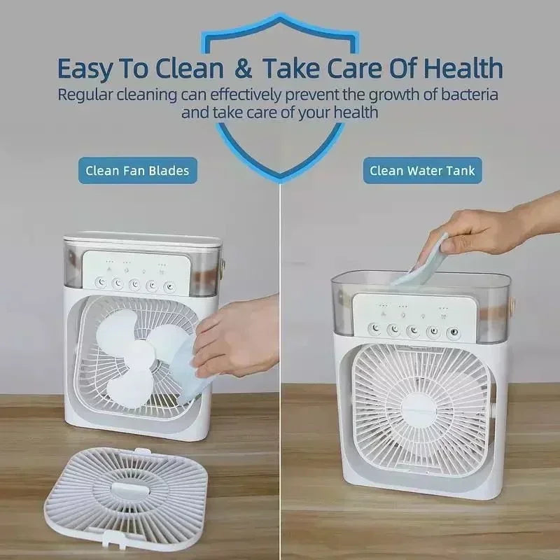 3-in-1 Portable Air Cooler Fan