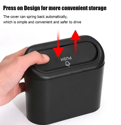 Car Trash Bin press on design